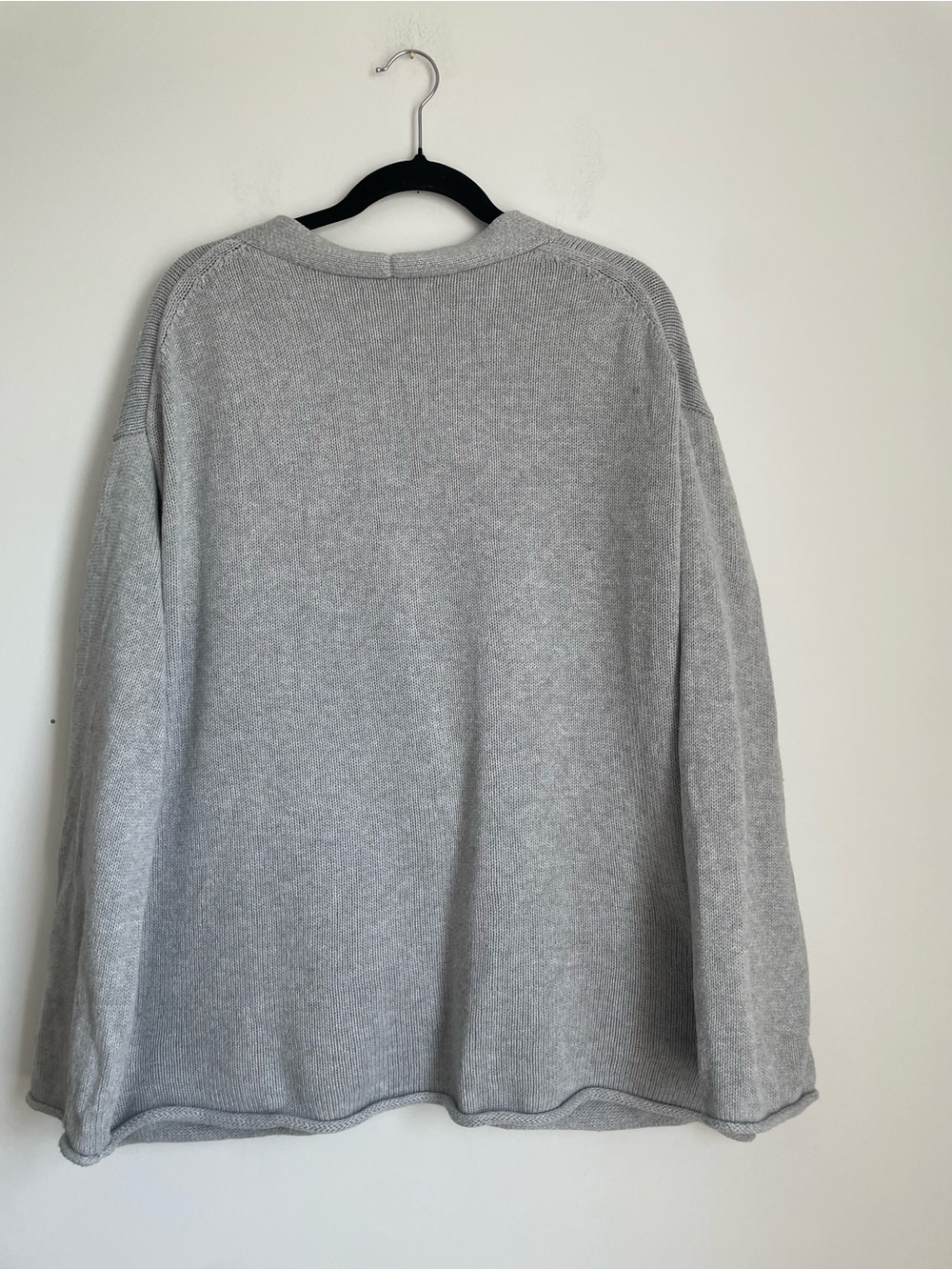 The Group by Babaton Gray Affirmation Cardigan Aritzia Button Up Pockets Size M - Picture 4 of 8